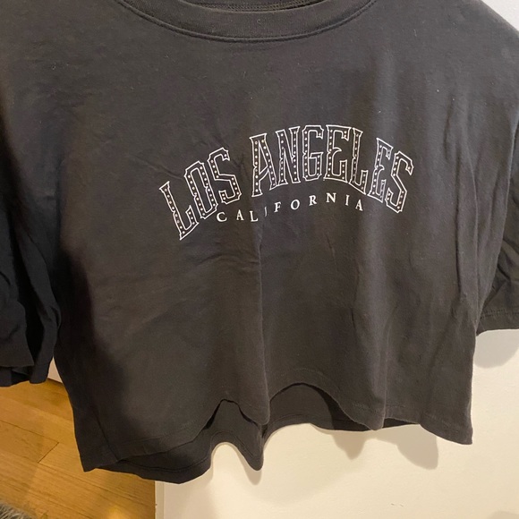 Hollister los angles rhinestone cropped tee - Picture 4 of 4
